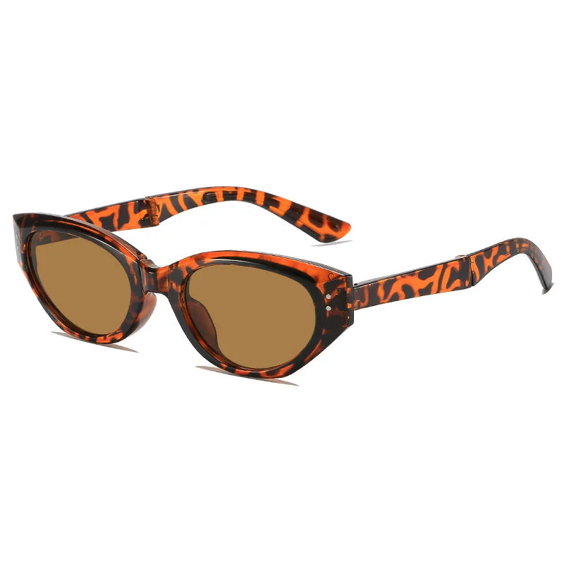 Runde Sonnenbrille Unisex Faltbar Runde Brille, TikTok Viral Herbst 2026 Trendiges Accessoire