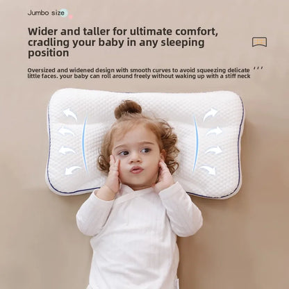 Baby Neck Support Pillow – All-Season Cotton Sleeping Pillow for Toddlers & Kindergarten Kids
