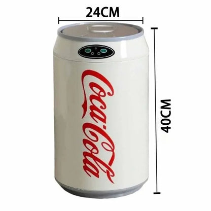 Automatic Induction Trash Can Round Kitchen Bin 24x40cm