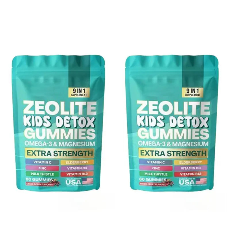 Zeolite Gummies 9-in-1 Formula Immune Support Detox Gummies Fall 2026 Wellness 60 Gummies
