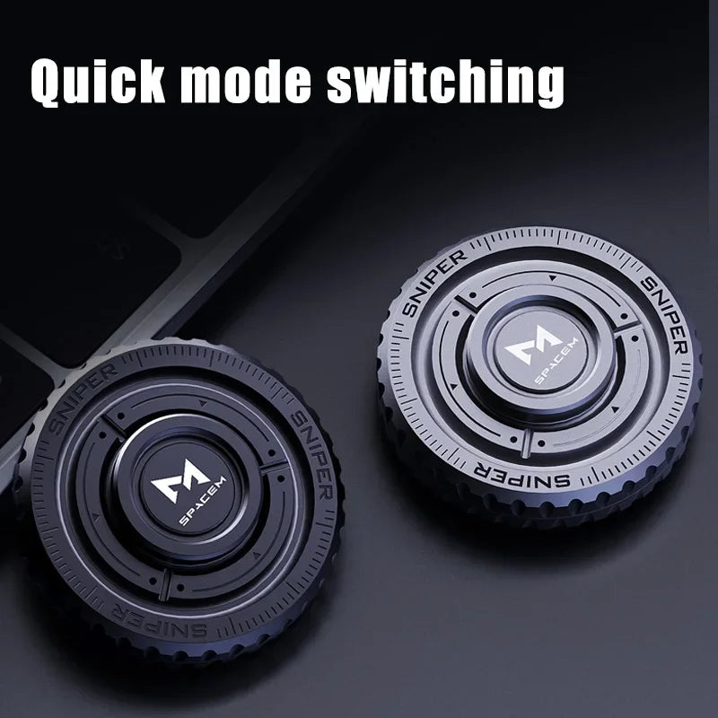 EDC Metall 3in1 Drückkarte Spinner Münze Stressabbaugerät