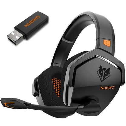 Wireless Gaming Headset With Mic Active Noise Cancellation