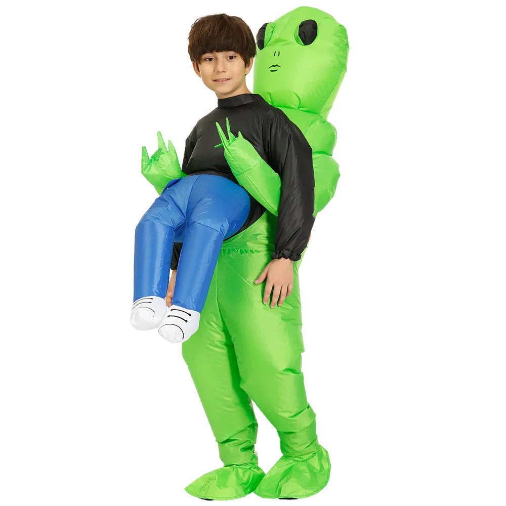 ET Alien Inflatable Halloween Cosplay Costume for Adults and Kids Carnival Party 2026