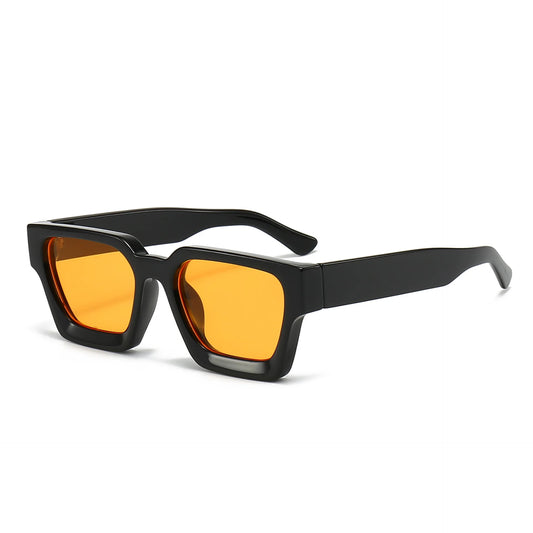 Occhiali da sole con montatura quadrata retrò unisex occhiali da sole autunno 2026 tendenza protezione UV400 regalo