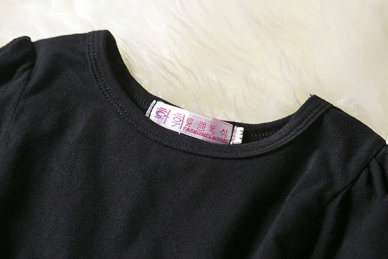 Leichtes Mädchenkleid mit Minnie-Maus-Motiv – knielanger Tupfen-Tutu, Baumwoll-Polyester-Voile, Geburtstagsfeier