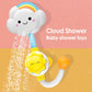 1pcs Kids Cloud Shower Toy - Baby Bathtub Water Toy for Boys and Girls, Fun Comfort Gift