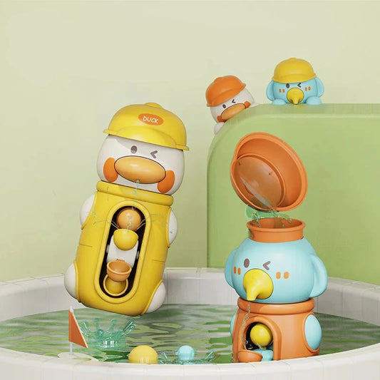 Adorable Duck & Elephant Water Play Toys for Babies - Perfect Summer Bath Fun for Kids 6 Months and Up