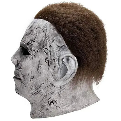 Eng siliconen cosplaymasker van Michael Myers met littekens van brandwonden, dat het hele gezicht bedekt, Halloween-horrorrekwisiet 2026
