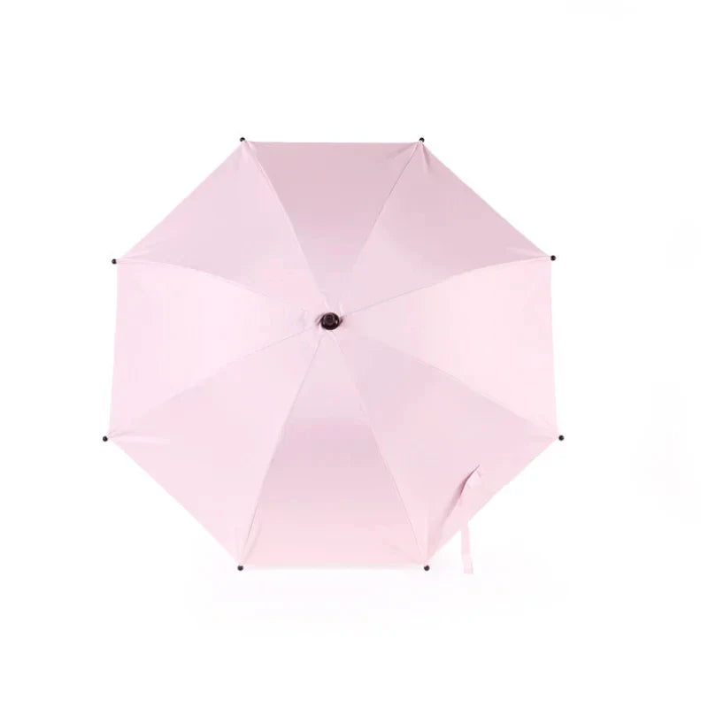 Stroller Umbrella 360 Degree Adjustable Sunshade Canopy Summer 2025 UV Rain Protection Waterproof Compact