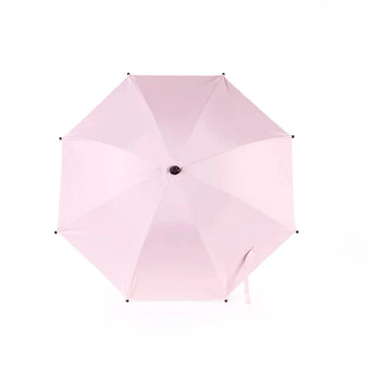 Stroller Umbrella 360 Degree Adjustable Sunshade Canopy Summer 2025 UV Rain Protection Waterproof Compact