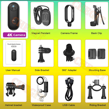 Action Camera Mini 4K 1080P Helmet And Bike Mount WiFi Full HD Sports Cam Summer 2026 Gear For Action Sports