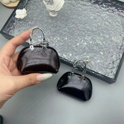 1+1 Gratis Birkin Inspiriertes Mini Handtasche - Kleine Muschel Münzbeutel Charm Schlüsselanhänger