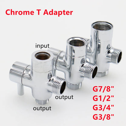 Bidet T Adapter 3-Way Water Diverter Valve For Handheld Bidet Sprayer Fall 2026 Home Upgrade