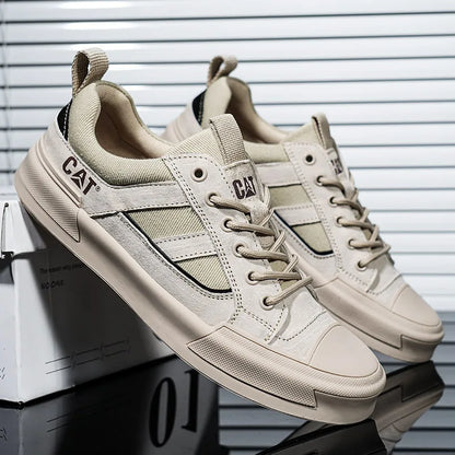 Durable men's outdoor sneakers - anti-slip wear-resistant fabric upper, for hiking and casual everyday