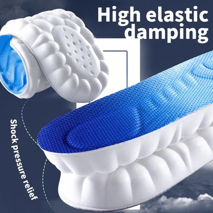 Insoles 4D Cloud Technology Sports Orthopedic Insoles Breathable Shock Absorbent Cushion Back to School 2025