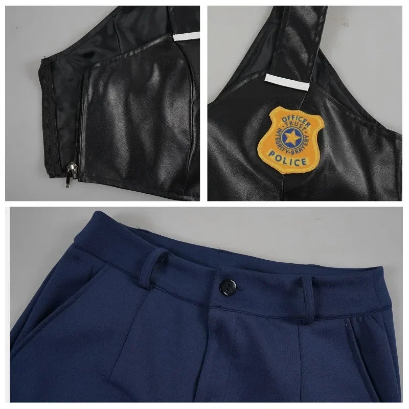 Cosplaykostuumset als politie-uniform van Zootopia Judy Hopps voor kinderen en volwassenen Halloween carnaval 2026