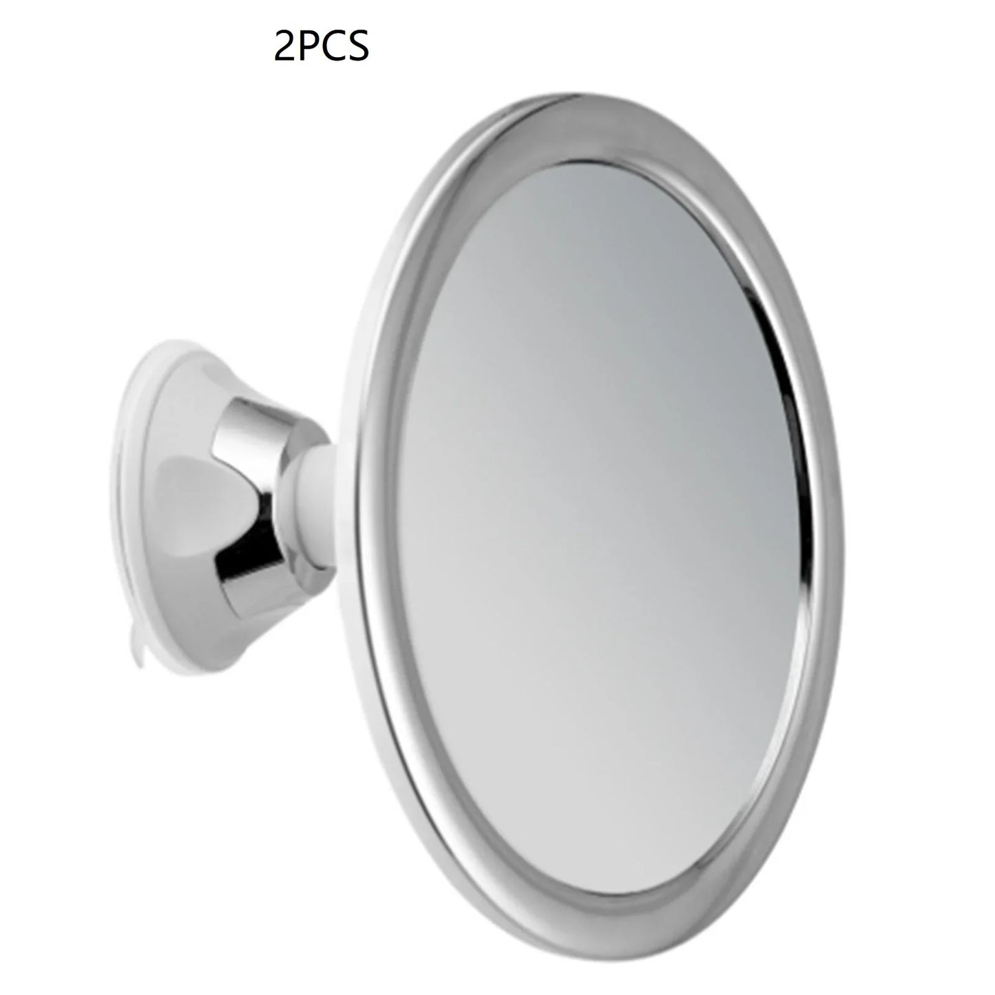Makeup Mirror Fogless Suction Cup 6 Inch 360 Rotation Shower Bathroom Mirror Fall 2025 Fog Free Grooming