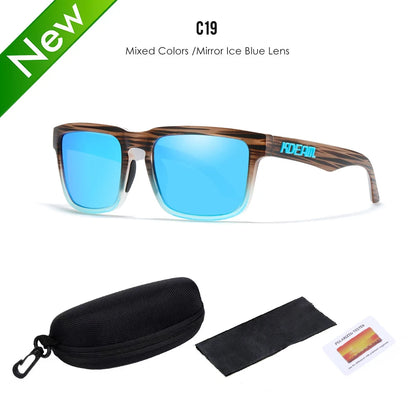 Lunettes de soleil polarisées unisexes pour l'extérieur tendance été 2026 Verres miroir légères Protection UV Idée cadeau