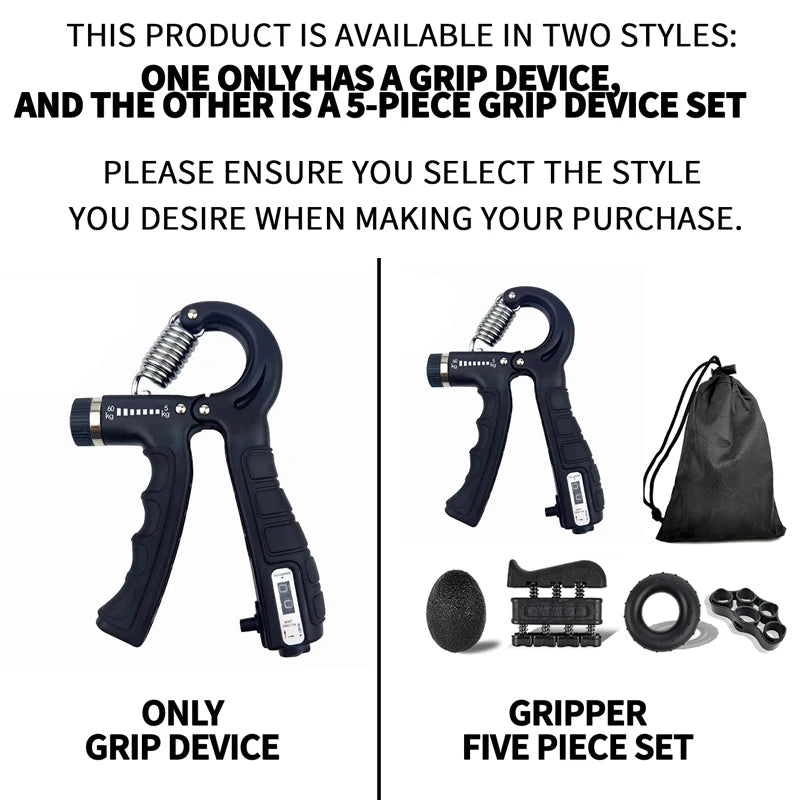 Adjustable Hand Gripper Fitness Equipment - Resistance, Strength Training Tool for Grip and Forearm