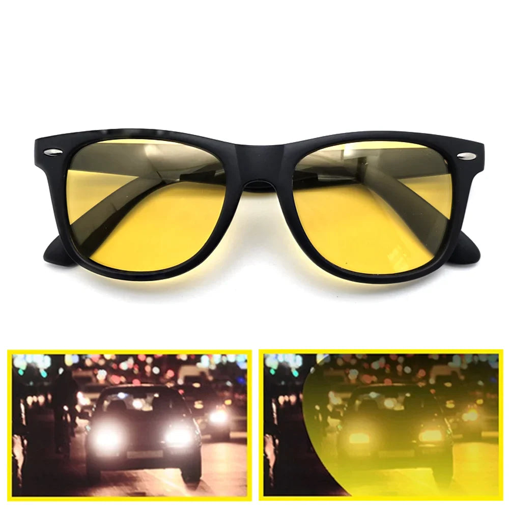 Night Vision Sunglasses Polarized Yellow Lenses UV400 Protection For Enhanced Night Driving Fall 2025 Trend