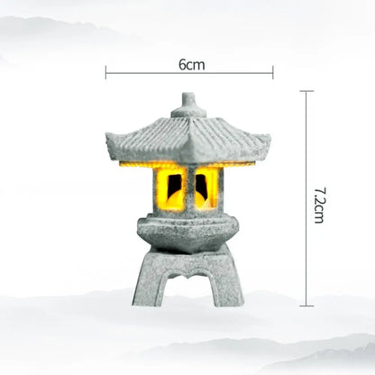 Pagoda Lantern Garden Statue Zen Yard Light Miniature Lamp for Micro Landscape Decor Fall 2026 Trend