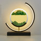 3D Rotating Hourglass LED Lamp - Unique Sand Art Table Light for Home Decor, Relaxing Ambiance, Perfect Gift Idea