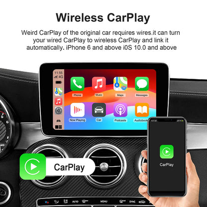 Android CarPlay Box 3 i 1 AI biladapter med Netflix YouTube 5G WiFi efterår 2025 bilunderholdning
