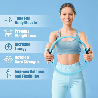 Pilates Fitness Equipment Ring - Magic Yoga Ring for Pelvic Floor Muscle Training, Home Gym Use