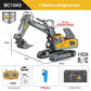 Professional RC Construction Vehicle Set - 2.4G Alloy Excavator & Dump Truck Toy for Kids