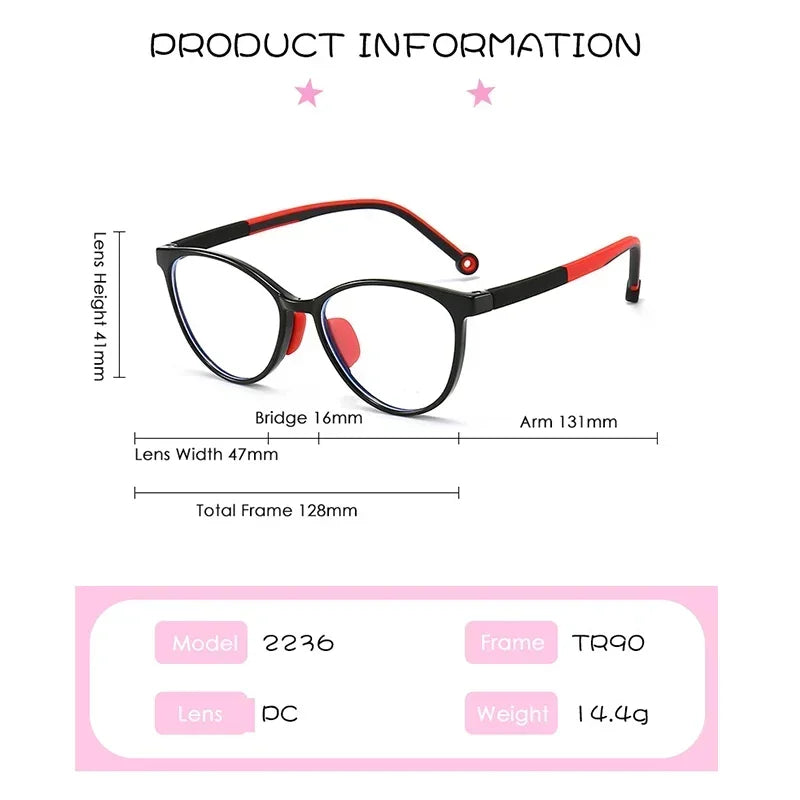 Kids Blue Light Blocking Glasses - Computer Eyewear For Safe Screen Time Back To School 2026