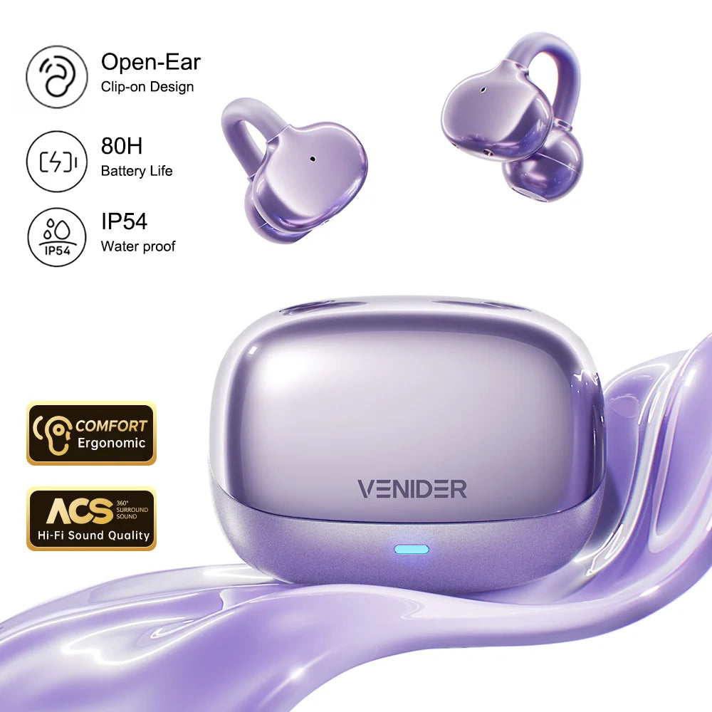 Écouteurs Bluetooth à conduction osseuse ouverts pour sport et gym