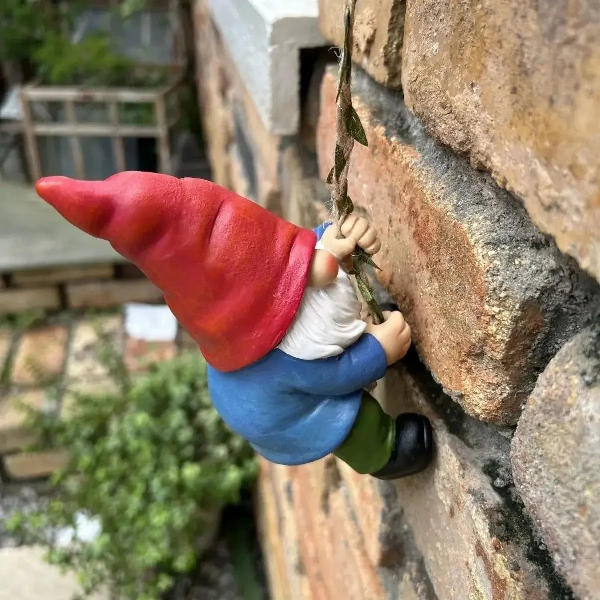 Decorazione pendente gnomo in resina per vasi e giardini carino ornamento da giardino esterno idea regalo autunno 2026