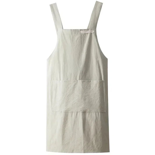 Grembiule Cotone Lino Minimalista Giapponese Coreano Cucina E Fiorista Grembiule Autunno 2025 Traspirante Durevole