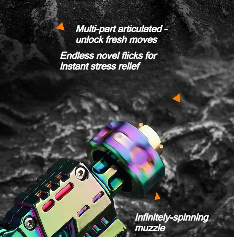 Fidget Toy Pistol Shell Ejecting Stress Relief, TikTok Viral Fall 2026 Desk Gadget Gift for Teens