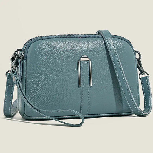Ægte lædertaske crossbody håndtaske til kvinder, efterår 2026 luksus clutch telefon taske gaveidé