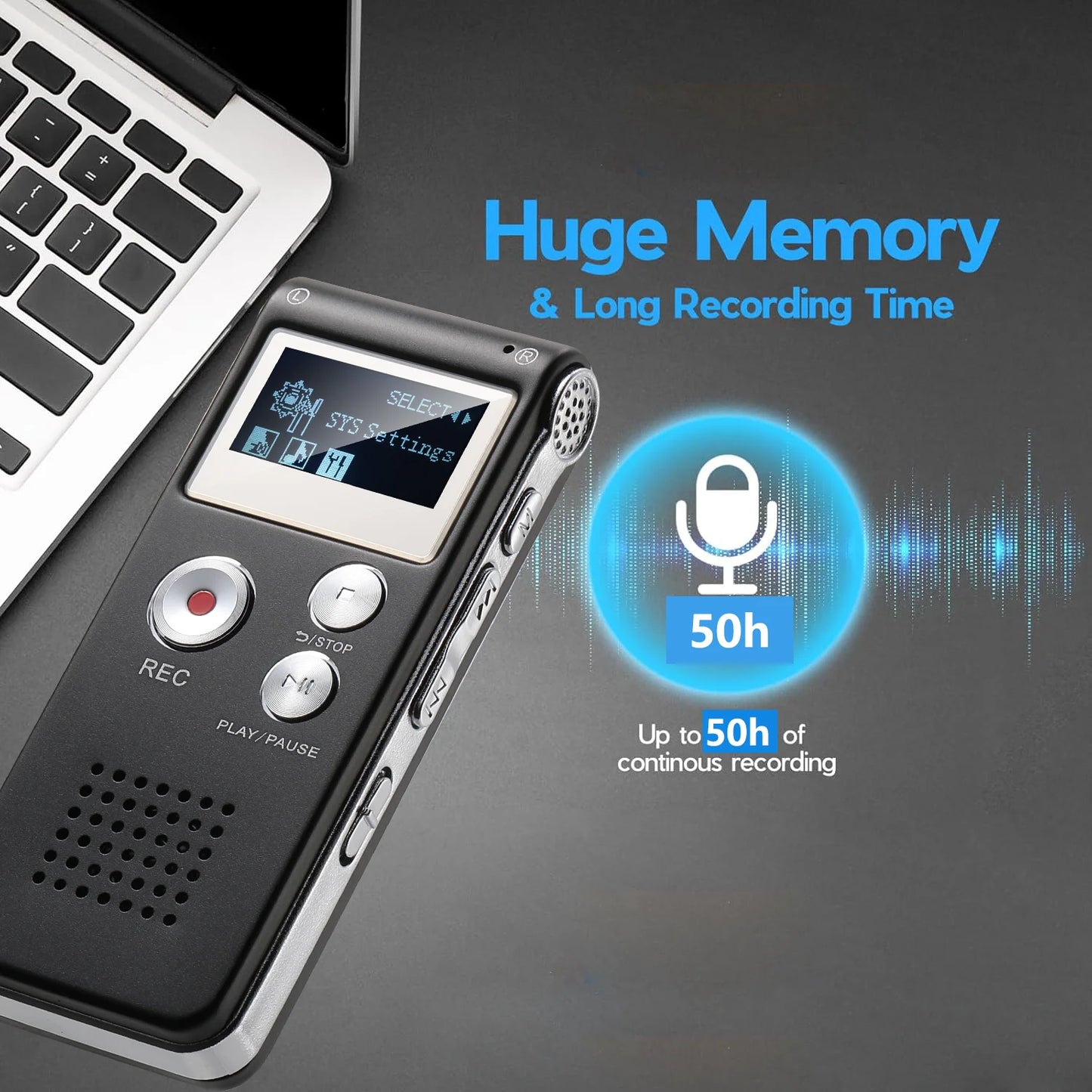 Voice Recorder Voice Activated Mini Recorder for Lectures