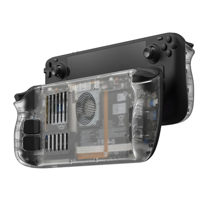 Cubierta trasera transparente para refrigeración de Steam Deck con soporte de soporte