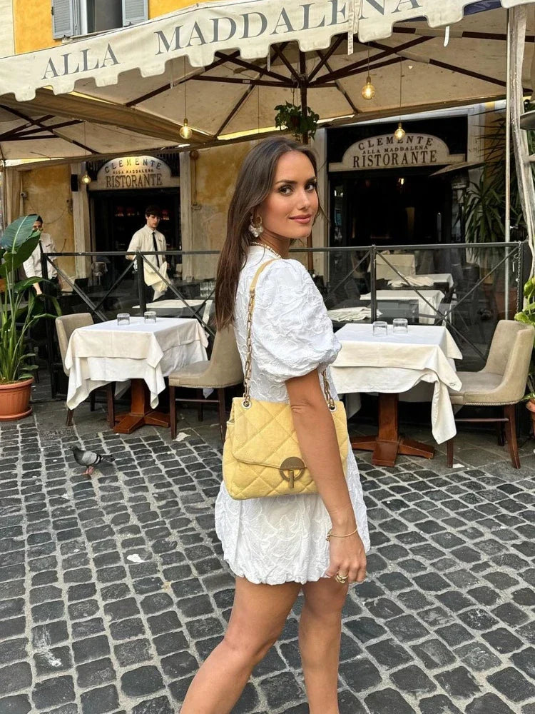 Elegant White Dress for Women with Exquisite Detailing - Versatile Summer Formal Dress for Casual and Special Occasions-5