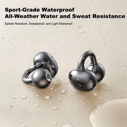 Écouteurs Bluetooth à conduction osseuse ouverts pour sport et gym