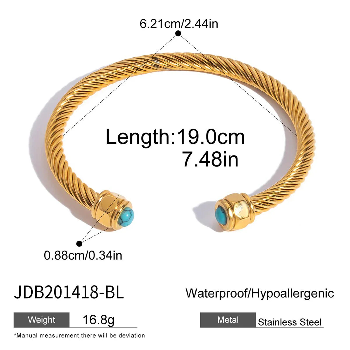 Gold Plated Stainless Steel Stackable Bracelet Set Cuff Jewelry For Elegant Layering Spring 2026 Gift