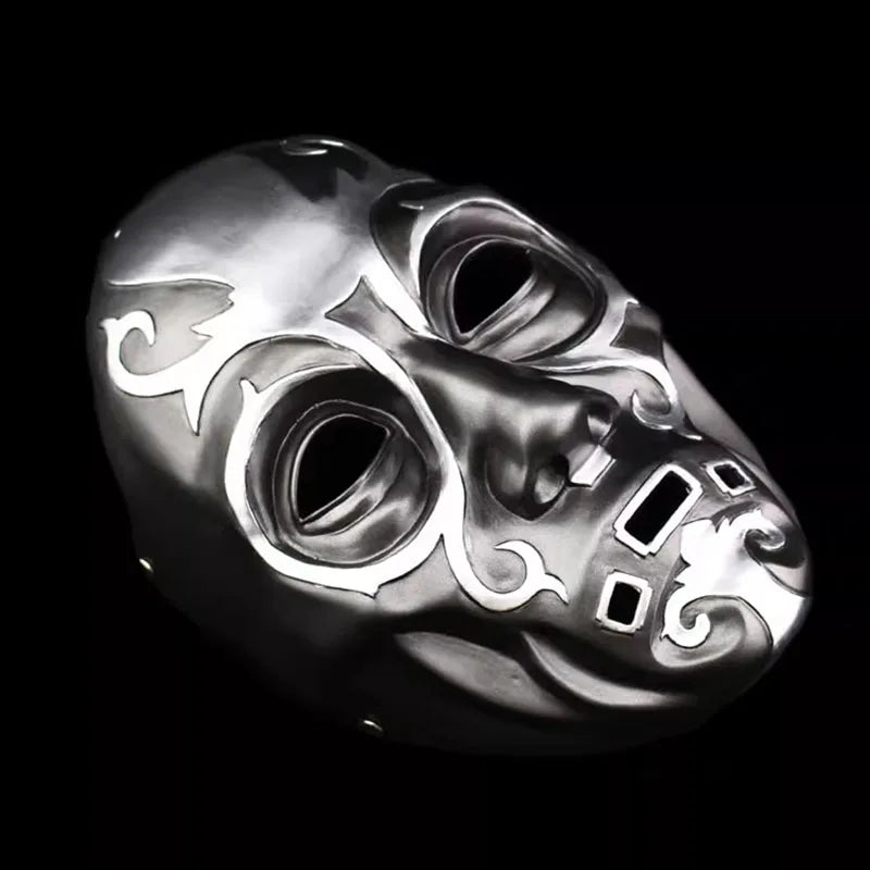 Harry Potter Dooddoenermasker van kunsthars voor cosplay, gemaskerd bal, Halloween en carnaval, Malfoy-rekwisiet 2026