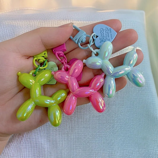 Balloon Dog Keychain Resin Cute Bag Pendant Fall 2025 Gift