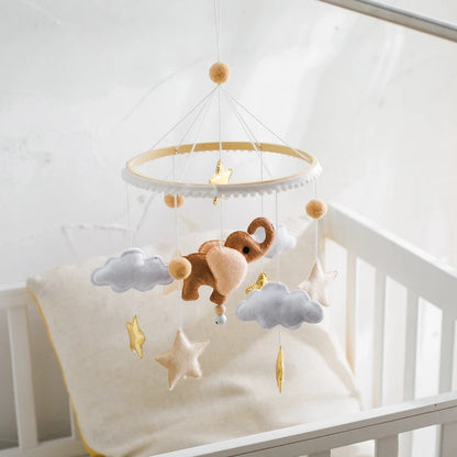 Hot Air Balloon Crib Mobile Newborn Sensory Toys Soothing