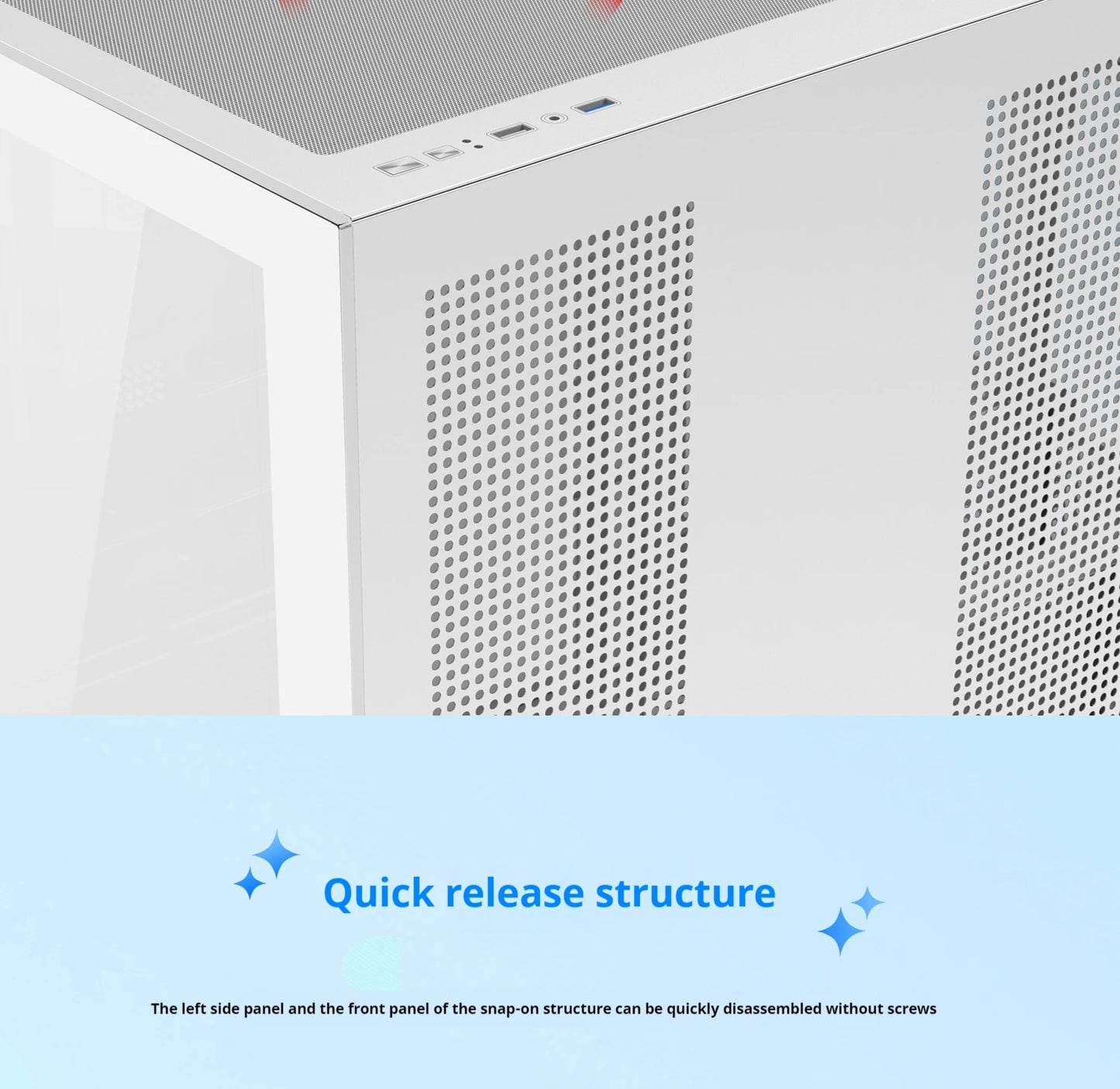 Boîtier PC Gaming Dreamland Pro ATX Double Verre Châssis 360mm