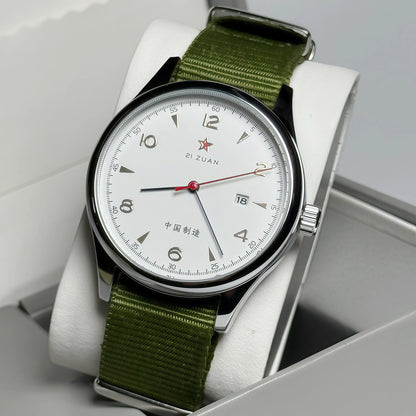 Pilot Watch 41mm Mesh Strap Stainless Steel Classic