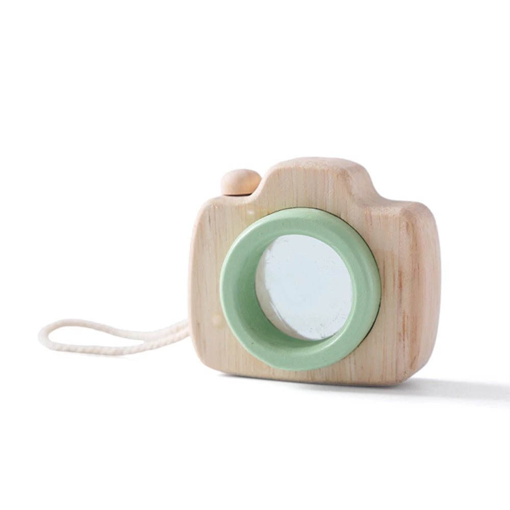 Variant image for Wooden Montessori Camera Toy for Kids, BPA Free, Lightweight, Sensory Play Gift for Toddlers and Young Children-4