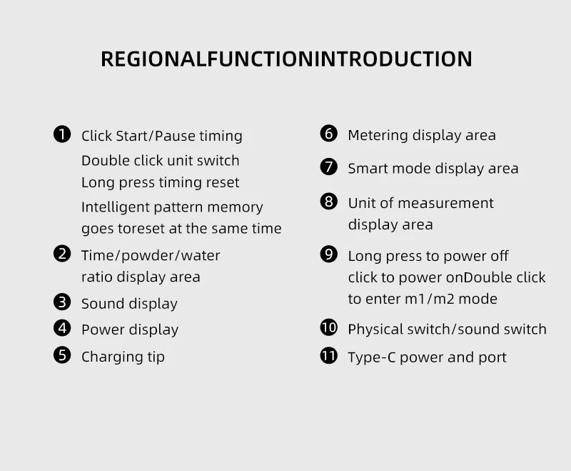 Coffee Scale Rechargeable Digital 0.1g Precision With Timer