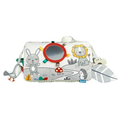 Variant image for High Contrast Baby Tummy Time Pillow with Mirror, Teething Toy, and Crinkle Paper for Infants 0-6 Months-9