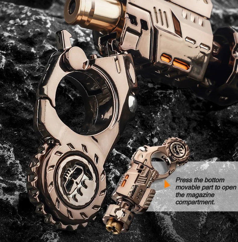 Fidget Toy Pistol Shell Ejecting Stress Relief, TikTok Viral Fall 2026 Desk Gadget Gift for Teens