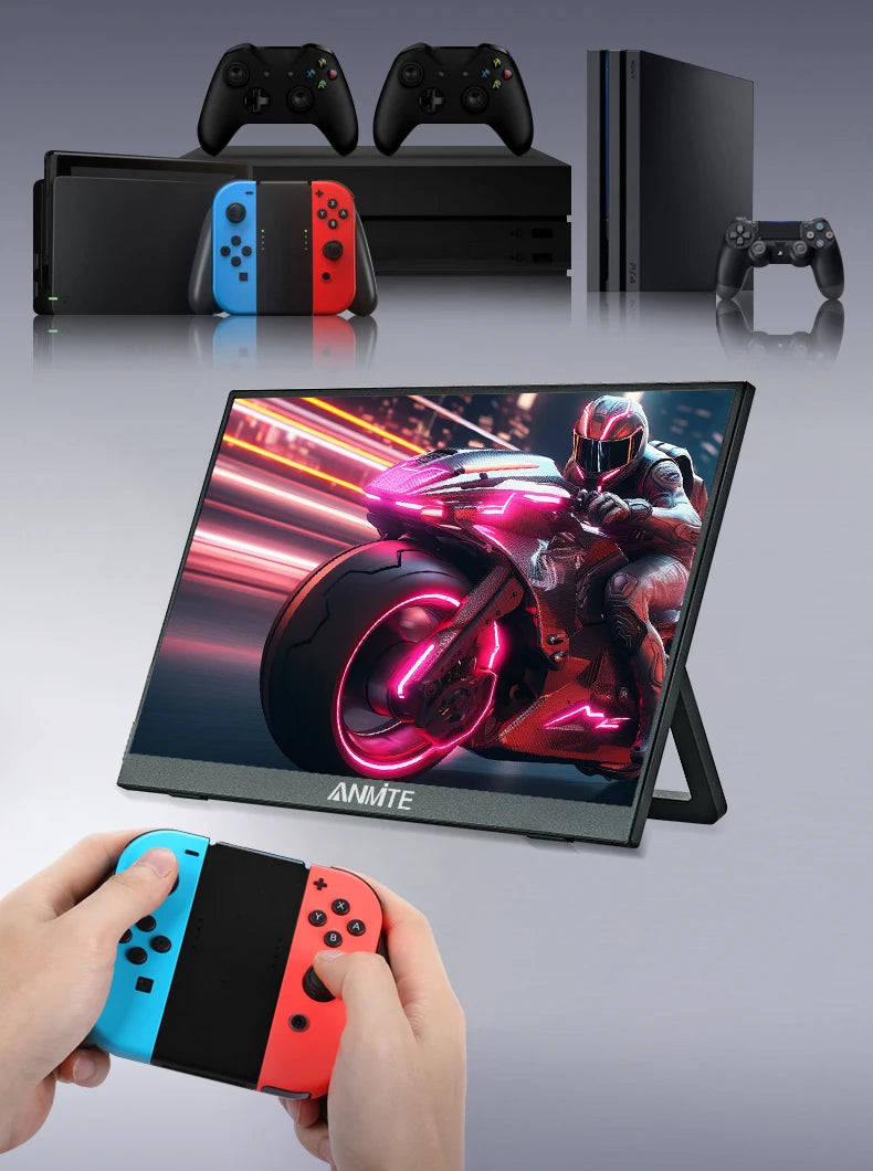 16 Inch Draagbare Touch Monitor 1920x1200 HDR10 Laag Blauw